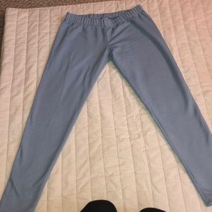 No boundaries sky blue leggings.